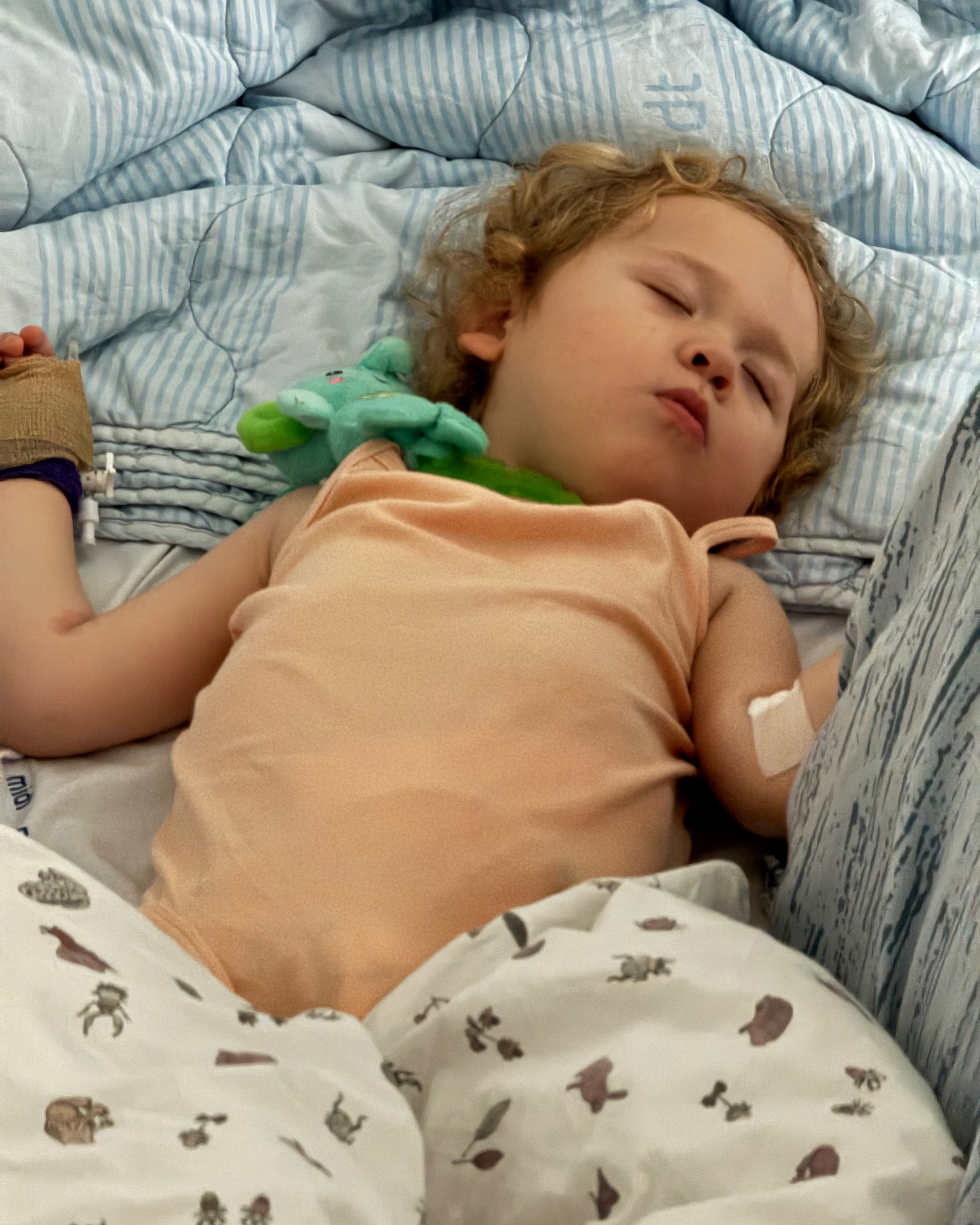 In hospital again